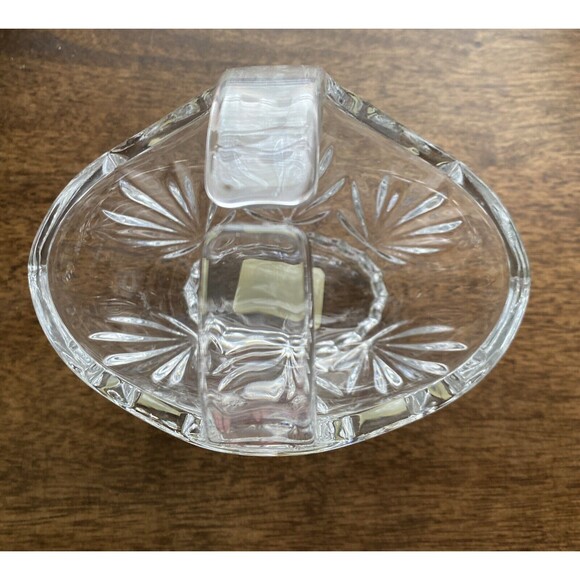 Gorham Lady Anne Basket Full Lead Crystal Crystal 5.25" Tall With Box 835507 - Picture 4 of 11